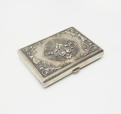 Antike 800 silber pfauendetail - antike,