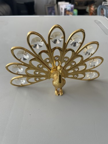 Gold metall pfau - metall,