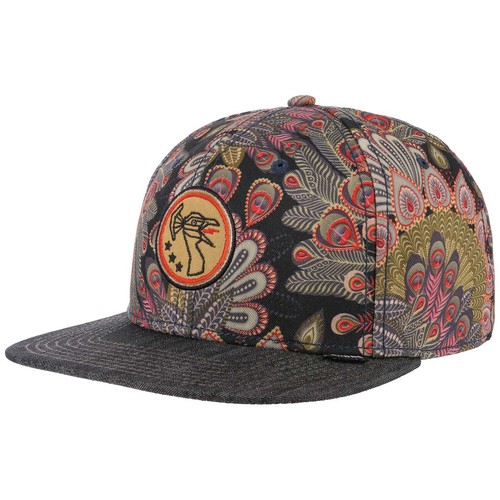 Djinns peacock snapback cap - snapback,