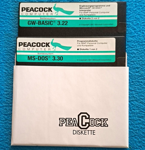 Peacock computer dos - peacock, ms-dos