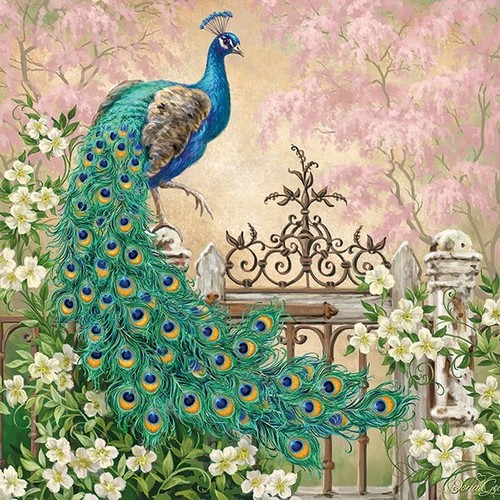 Servietten noble peacock - servietten, "noble