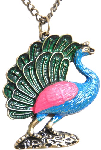 Nostalgische vintage peacock - nostalgische,