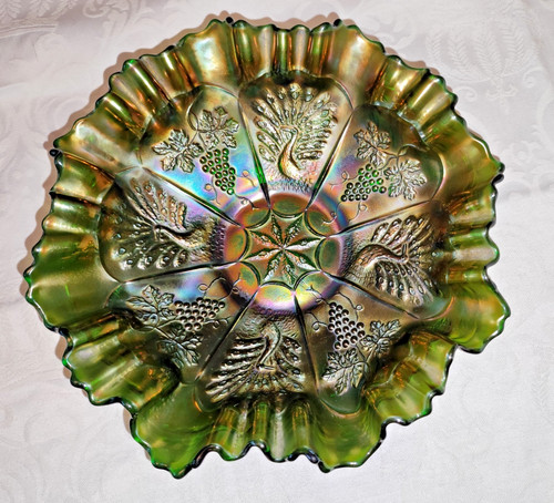Antike 1912 fenton green pfau - antike,