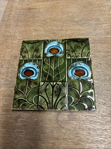 Jugendstil pfauenauge fliese - pfauenauge,