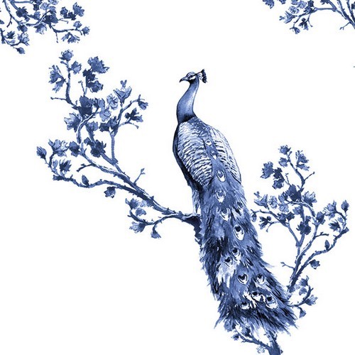 Servietten royal peacock - 20,